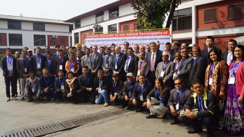 Participants of the fourth Regional Coordination Meeting of ICARDA’s South Asia & China Regional Program in Kathmandu, Nepal
