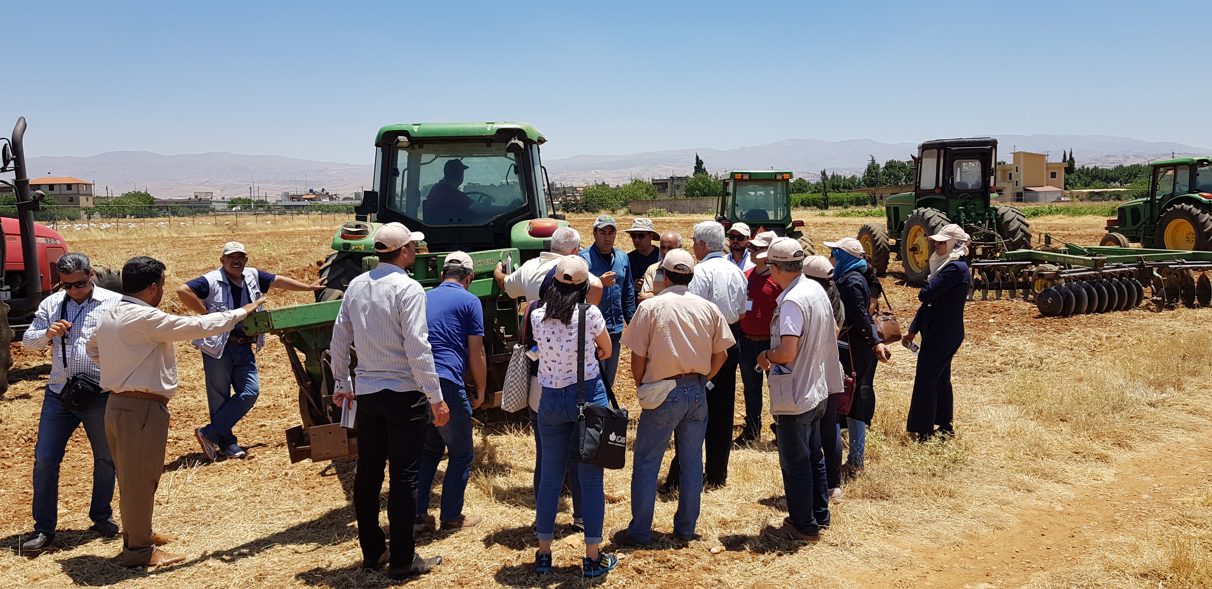 Practical sessions on agricultural machinery
