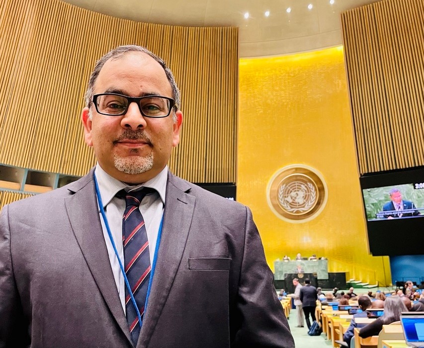 Dr, Vinay Nangia at UN 2023 Water Conference