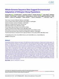 Whole-Genome Sequence Data Suggest Environmental Adaptation of Ethiopian Sheep Populations 
