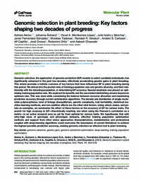 Genomic selection in plant breeding: Key factors shaping two decades of progress