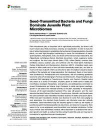 Seed-Transmitted Bacteria and Fungi Dominate Juvenile Plant Microbiomes