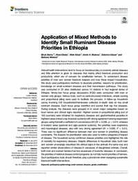 Application of Mixed Methods to Identify Small Ruminant Disease Priorities in Ethiopia