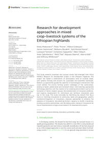 Research for development approaches in mixed crop-livestock systems of the Ethiopian highlands