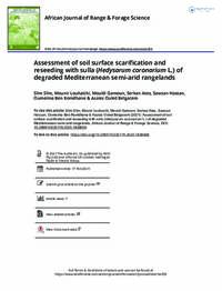 Assessment of soil surface scarification and reseeding with sulla (Hedysarum coronarium L.) of degraded Mediterranean semi-arid rangelands