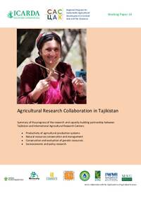 Agricultural Research Collaboration in Tajikistan