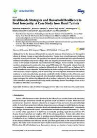 Livelihoods Strategies and Household Resilience to Food Insecurity: A Case Study from Rural Tunisia
