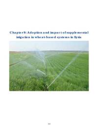 Adoption and impact of supplemental irrigation in wheat-based systems in Syria