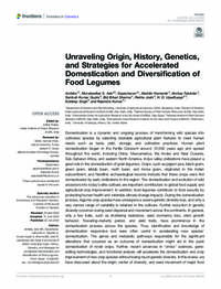 Unraveling Origin, History, Genetics, and Strategies for Accelerated Domestication and Diversification of Food Legumes
