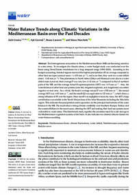 Water Balance Trends along Climatic Variations in the Mediterranean Basin over the Past Decades