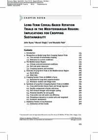 Long-Term Cereal-Based Rotation Trials in the Mediterranean Region: Implications for Cropping Sustainability