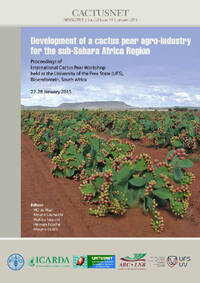 Development of a cactus pear agro-industry for the sub-Sahara Africa Region 