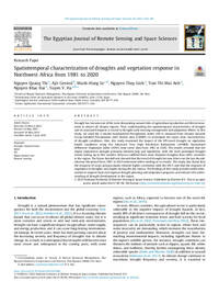 Spatiotemporal characterization of droughts and vegetation response in Northwest Africa from 1981 to 2020