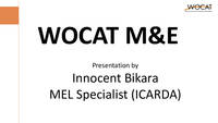 Presentation on WOCAT M&E