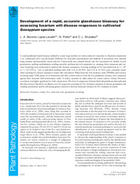 Development of a rapid, accurate glasshouse bioassay for assessing fusarium wilt disease responses in cultivated Gossypium species