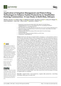 Application of Irrigation Management and Water-Lifting Technologies to Enhance Fodder Productivity in Smallholder Farming Communities: A Case Study in Robit Bata, Ethiopia