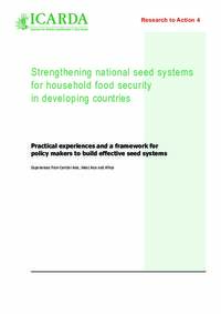 Strengthening national seed systems for household food security in developing countries