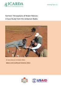 Farmers’ Perceptions of Water Policies: A Case Study from the Jordanian Badia