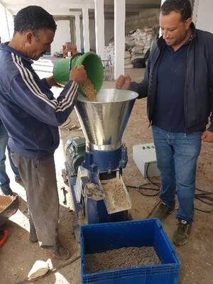 Feed pelleting machine in Tunisia