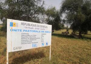 Signboard Unite Pastorale de Amali