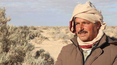 Amara B.S. is a pastoralist in Kebili/Southern Tunisia. For him and his peers, pastoralism in his home village is a way of life (Photo: Zied Idoudi/ICARDA)