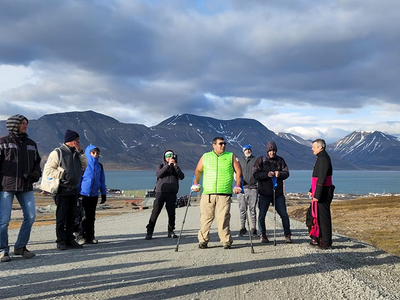 Michael Haddad's walk to deliver a "package of hope" containing ICARDA’s seeds to the Global Seed Vault in Svalbard.  