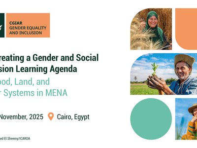  Regional Workshop on Advancing Gender Equality and Social Inclusion in Food, Land, and Water Systems in MENA