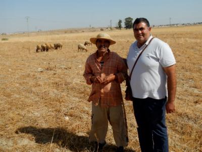 Taoufiq Ben Ammar makes his living from wheat cropping, weaned lambs, dairy cows.