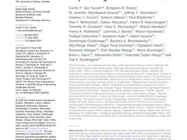 The African Goat Improvement Network: a scientific group empowering smallholder farmers