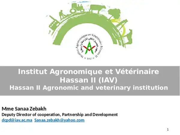 Strengthening Knowledge Management for Greater Development Effectiveness - IAV Hassan II