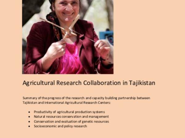 Agricultural Research Collaboration in Tajikistan