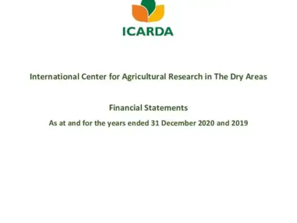 ICARDA 2020 Financial Statement