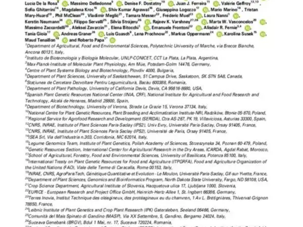 The INCREASE project: Intelligent Collections of food-legumegenetic resources for European agrofood systems