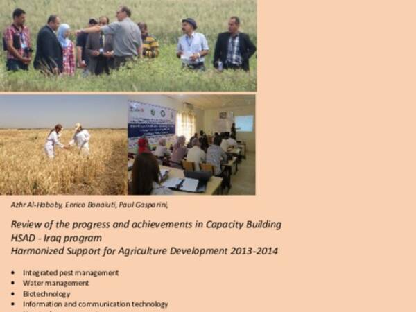 Strengthening the Capacity of Iraq’s Agricultural Sector