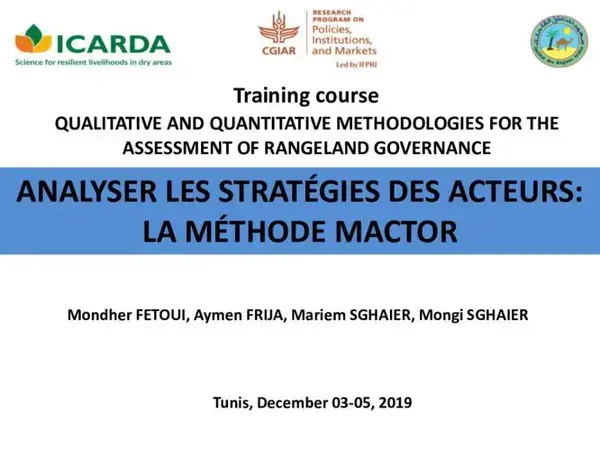 Analyser les Stratégies des Acteurs : La Méthode MACTOR