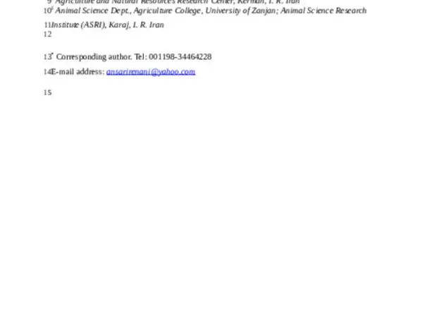 Observations on the efficiency of using different cashmere combs