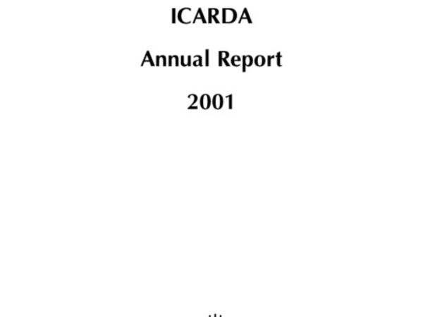 ICARDA Annual Report 2001