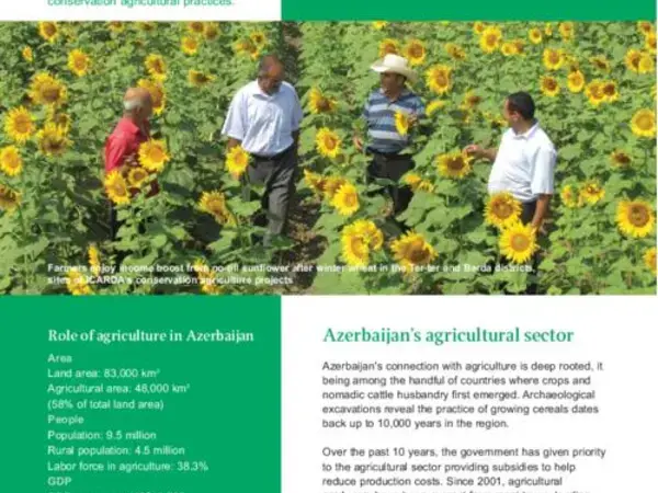 ICARDA's ties with Azerbaijan