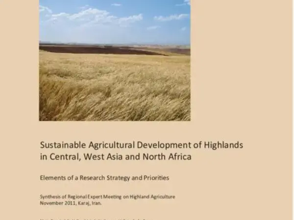Sustainable Agricultural Development of Highlands in Central, West Asia and North Africa