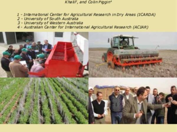 The Practical Implementation of Conservation Agriculture in the Middle East 