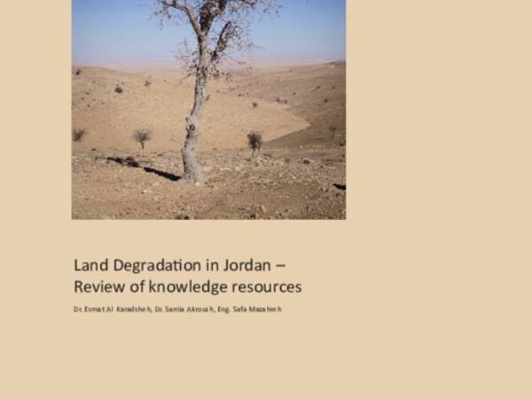 Land Degradation in Jordan – Review of knowledge resources