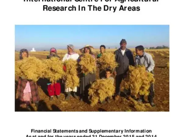 ICARDA 2015 Financial Statement