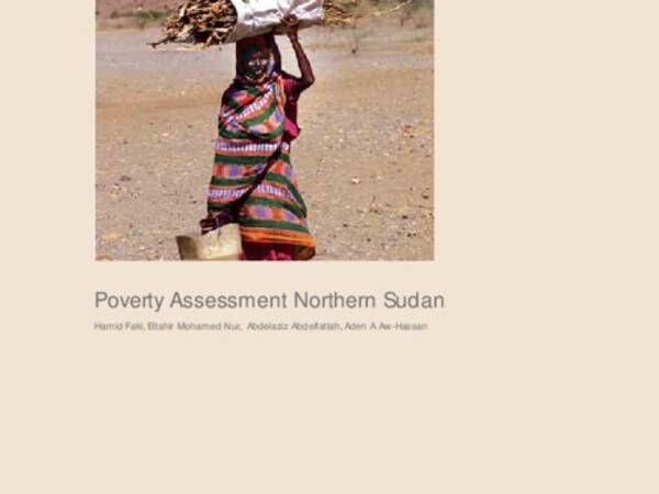 Poverty Assessment Northern Sudan (Poverty Assessment and Mapping in Sudan Part 1)