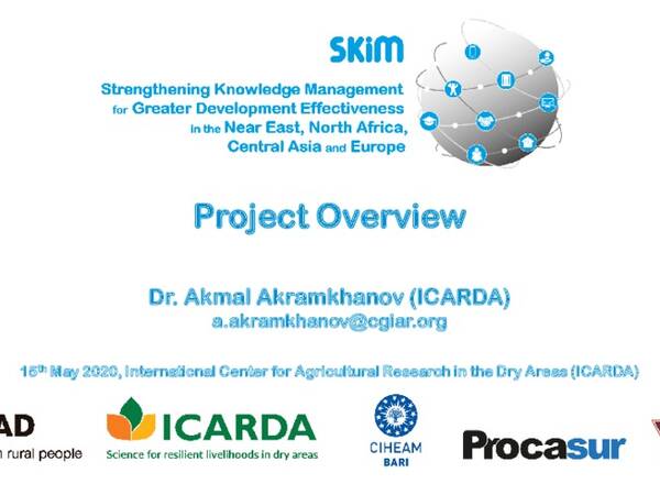 SKiM - ICARDA Project Presentation