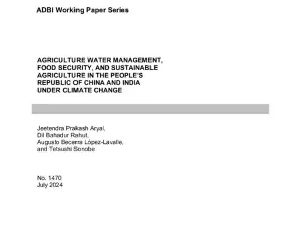 Agriculture Water Management, Food Security, and Sustainable Agriculture in the People’s Republic of China and India under Climate Change