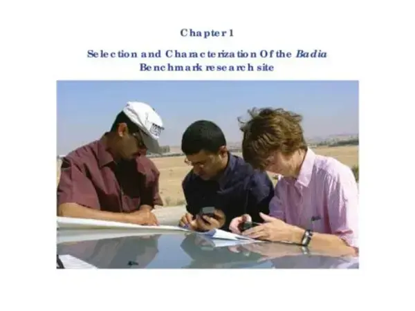 Selection and Characterization Of the Badia Benchmark research site