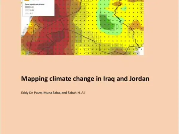 Mapping climate change in Iraq and Jordan