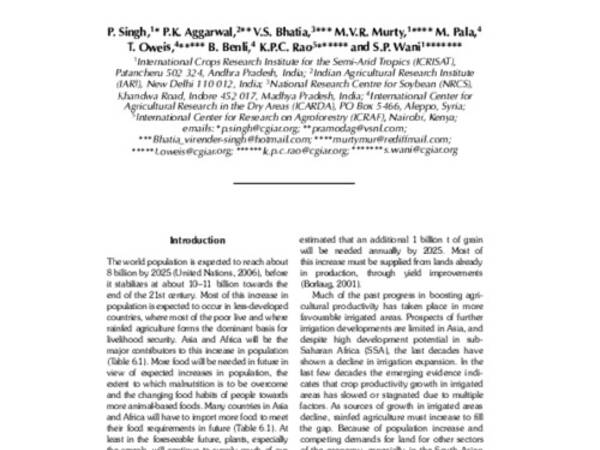 Yield Gap Analysis: Modelling of Achievable Yields at Farm Level