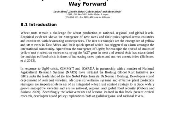 Policy and Development Implications and Way Forward