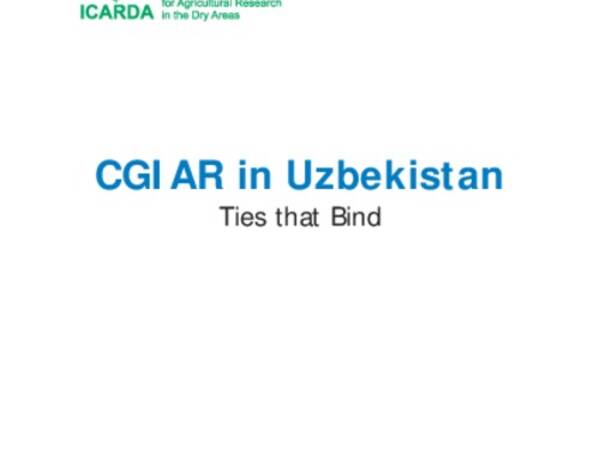 Ties that Bind: CGIAR in Uzbekistan